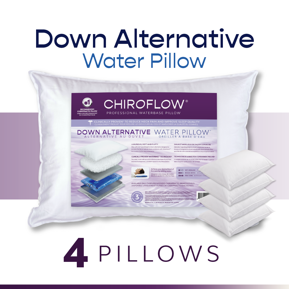 Chiroflow Down Alternative Pillows (4-Pack)