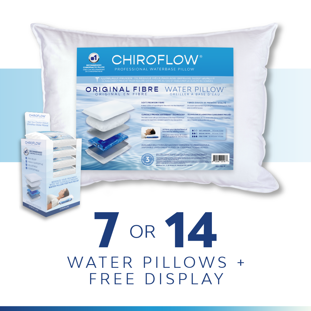 Chiroflow Original Fibre Water Pillows - Multi-Pack Options
