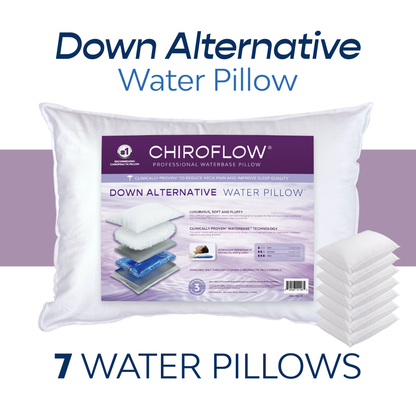Chiroflow Down Alternative Water Pillows - Holiday Multi-Pack Options