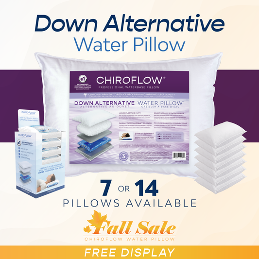 Chiroflow Down Alternative Water Pillows - Multi-Pack Options