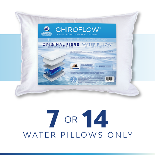 Chiroflow Original Fibre Water Pillows - Multi-Pack Options
