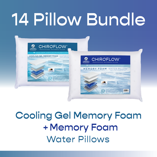 Chiroflow Water Pillows – Foam Bundle 14 Pack